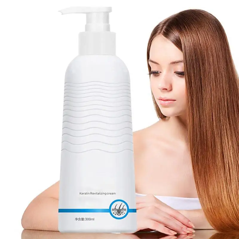 

Кератиновый кондиционер 300 мл увлажняющий глубокий кондиционер для сухих поврежденных волос кондиционер для поврежденных сухих и раздельных волос