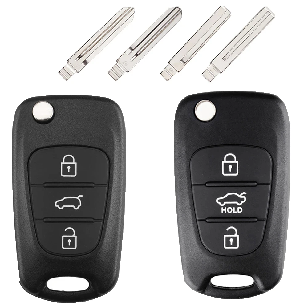 Флип-чехол с дистанционным управлением для автомобиля Kia K2/K5/Rio 3/Picanto/Ceed/Cerato/Sportage