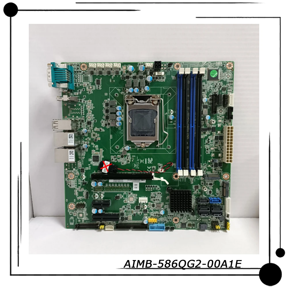 

AIMB-586 REV.A1 AIMB-586QG2-00A1E For Advantech Industrial Computer Motherboard Supports 8/9 Generation Processors Perfect Test