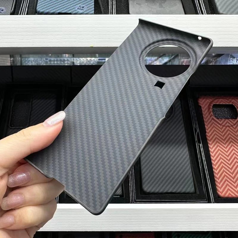 Фото Чехол Real Carbon Vivo X Fold 3 Pro XFold 5, ультратонкий защитный чехол из арамидного волокна для VIVO X Fold5 №3