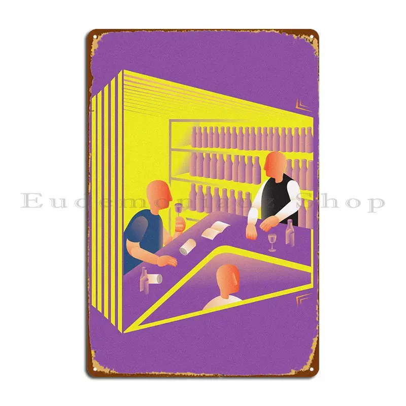 

Металлический плакат для украшения стены