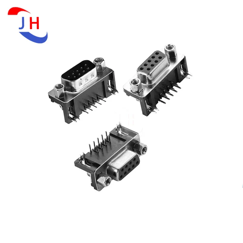 Штекер и гнездо DR-9 изогнутая игла 90 градусов |