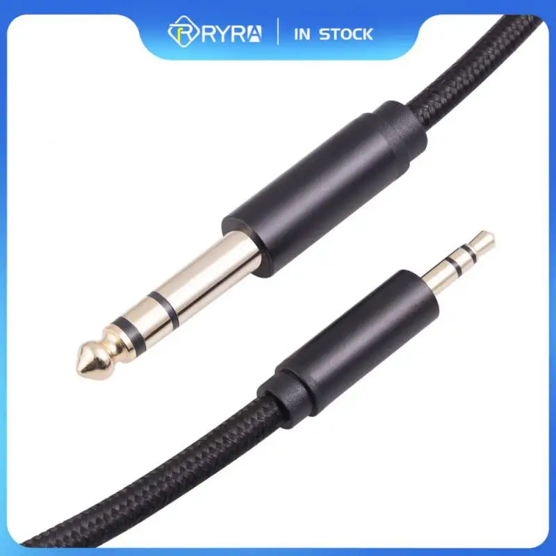 

RYRA 3.5mm To 6.35mm Audio Adapter Aux Cable For Cellphone 1m/2m/3m Mixer Amplifier Gold Plated 3.5 Jack To 6.5 Jack Audio Cable