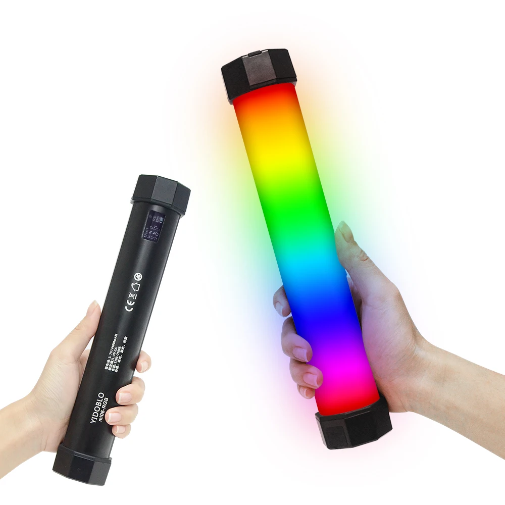 

RGB Tube Lamp MI-06RGB Light Handheld Photography Lighting Effects Mode with Battery Fill Light RGB Stick