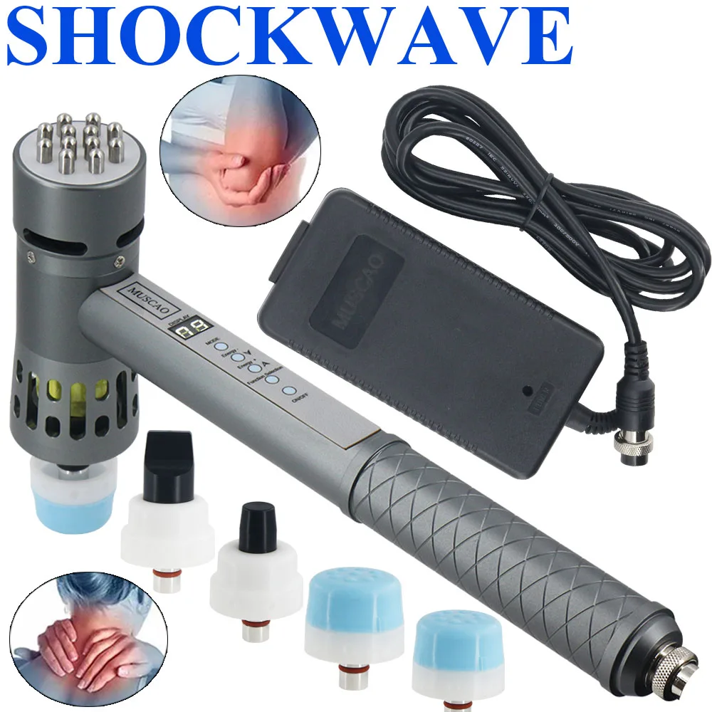 

2023 New Shock Wave Therapy Machine Bioelectricity Massage Tools Chiropractic Gun 3 In 1 For Shockwave ED Massager Pain Relief