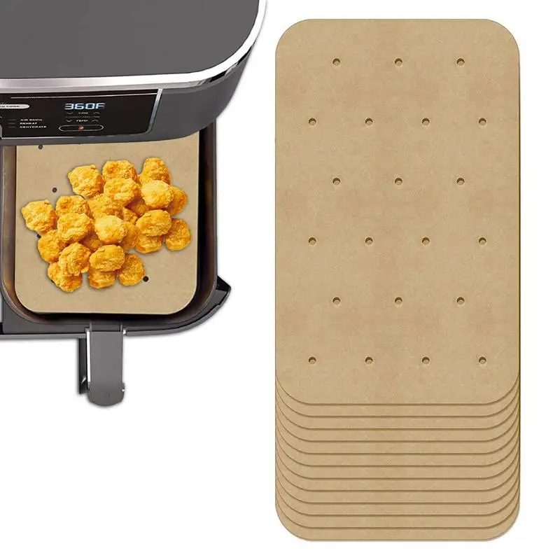 

Airfryer Liners Cooking Paper For Oven 100 Non-Stick Rectangle Cooking Paper For Oven Air Fryer Liners Baking Paper Heat
