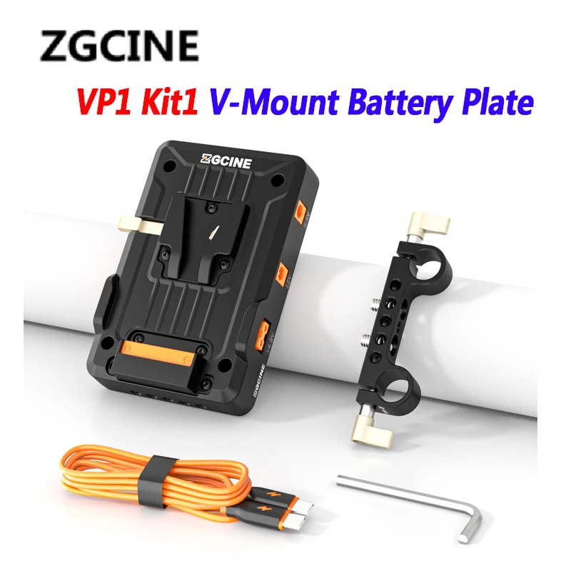

ZGCINE VP1/VP2-KIT3 VP1 Kit1/Kit2 V-mount Power Supply System Battery Plate DSLR 5D/A7/A9/GH Battery Plate Kit