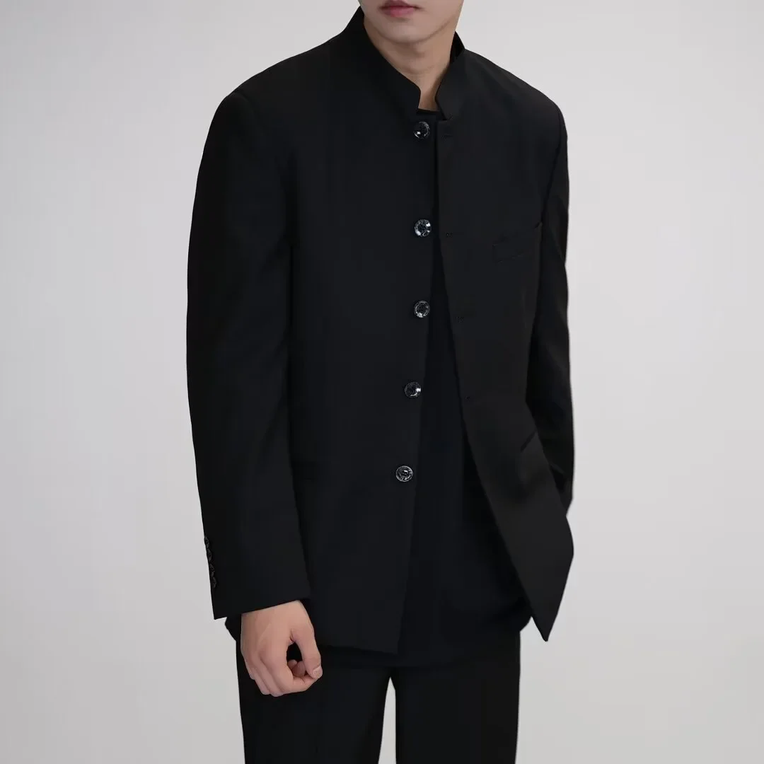 Высококачественная повседневная мужская куртка средней длины на весну и осень