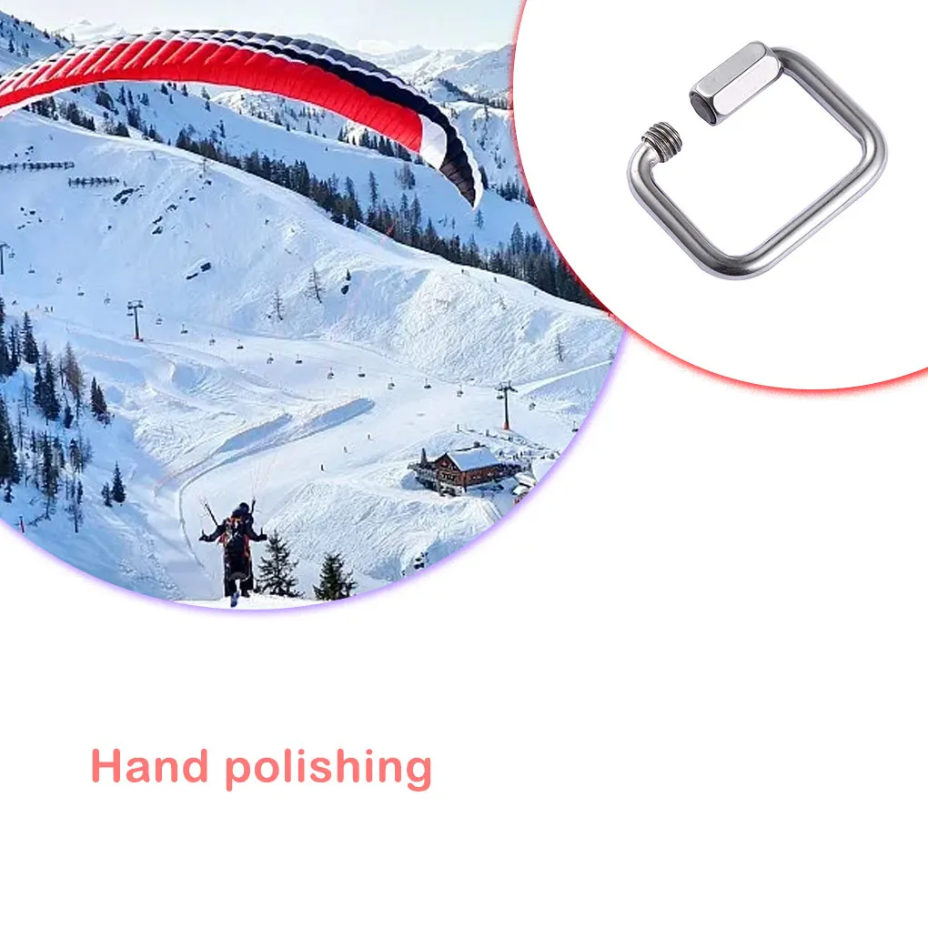 

Shackle Paraglider Hook Clasp Yacht Boat Hanging Hardware Fitting Connector 316 Stainless Steel Marine Buckles