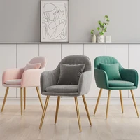 modern lounge chair soft minimalist nordic luxury kitchen dining chair portable designer cadeiras de jantar home furniture