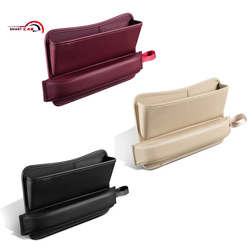 

Universal Car SUV Seat Gap Filler Organizer Remote Phone Holder Side Storage Box