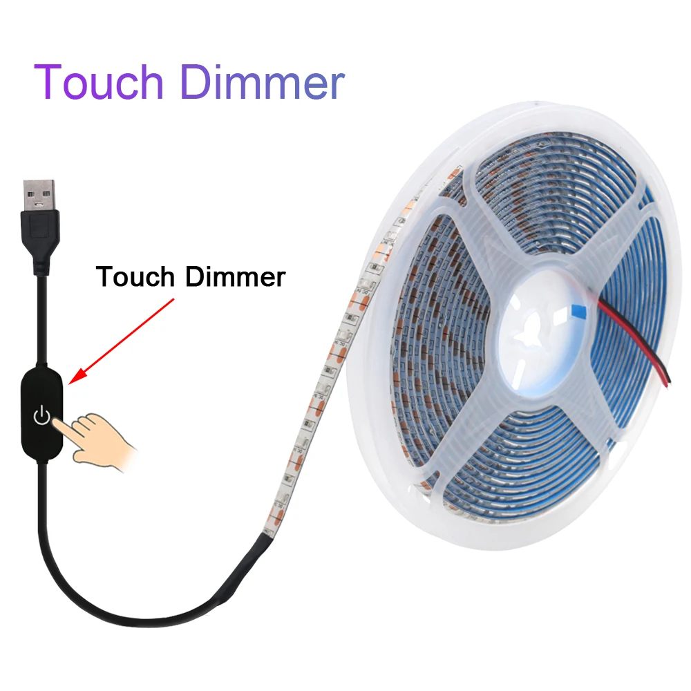 

GAHADA Светодиодная лента USB 60LED 0.5 м 1 м 2 м 5 м