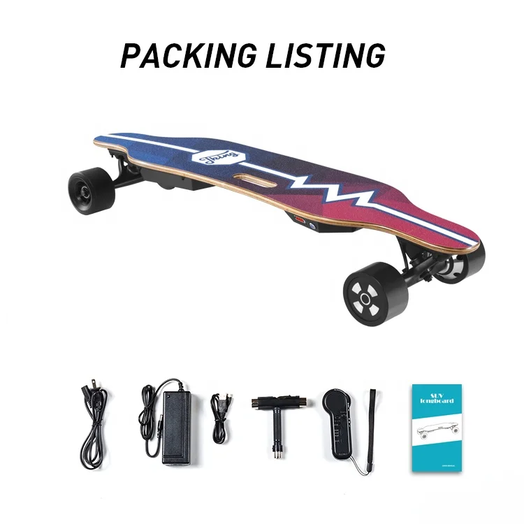 Лидер продаж 2021 фотоэлектрический скейтборд для внедорожника с рукояткой на