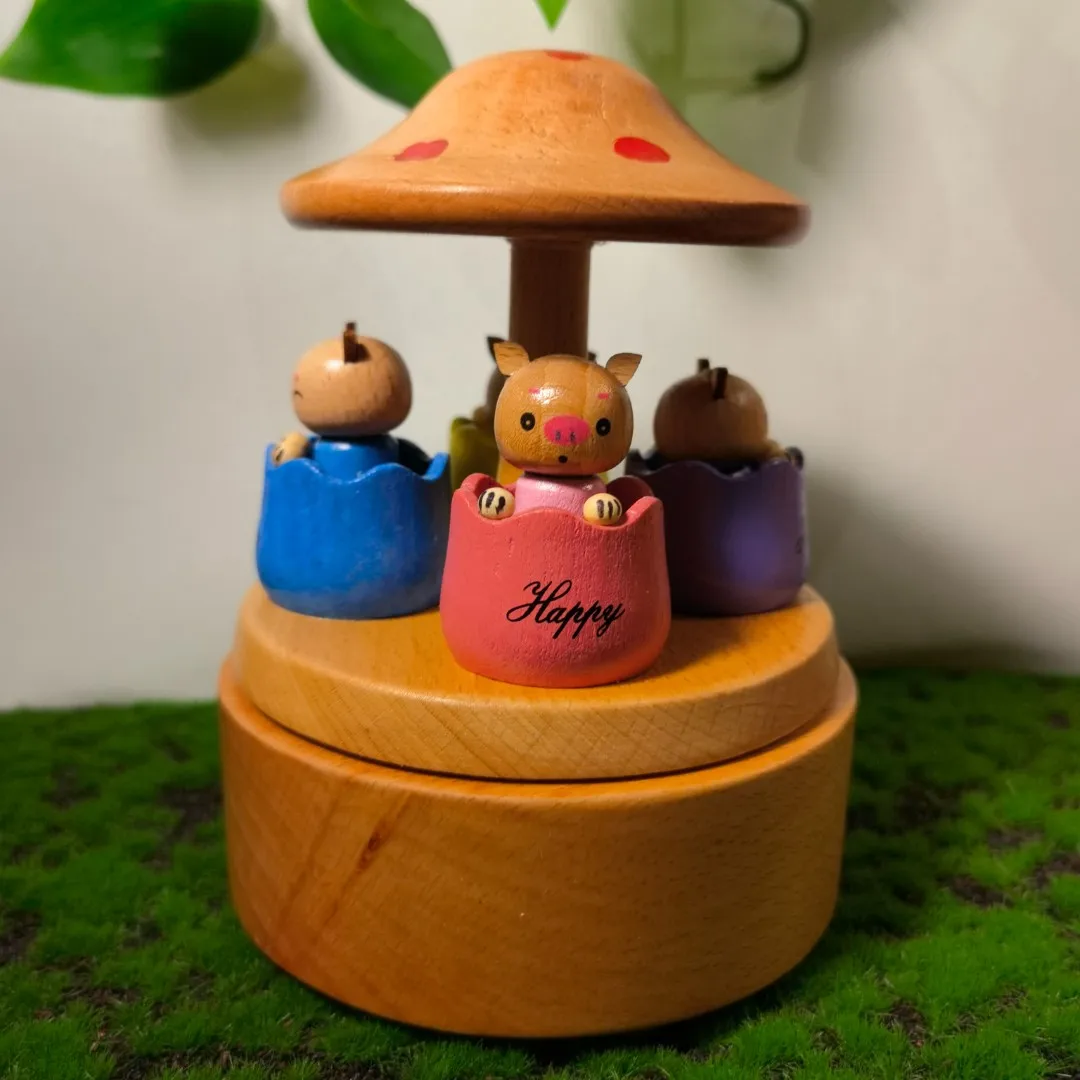 Деревянная музыкальная шкатулка сделай сам подарок на день рождения Рождество