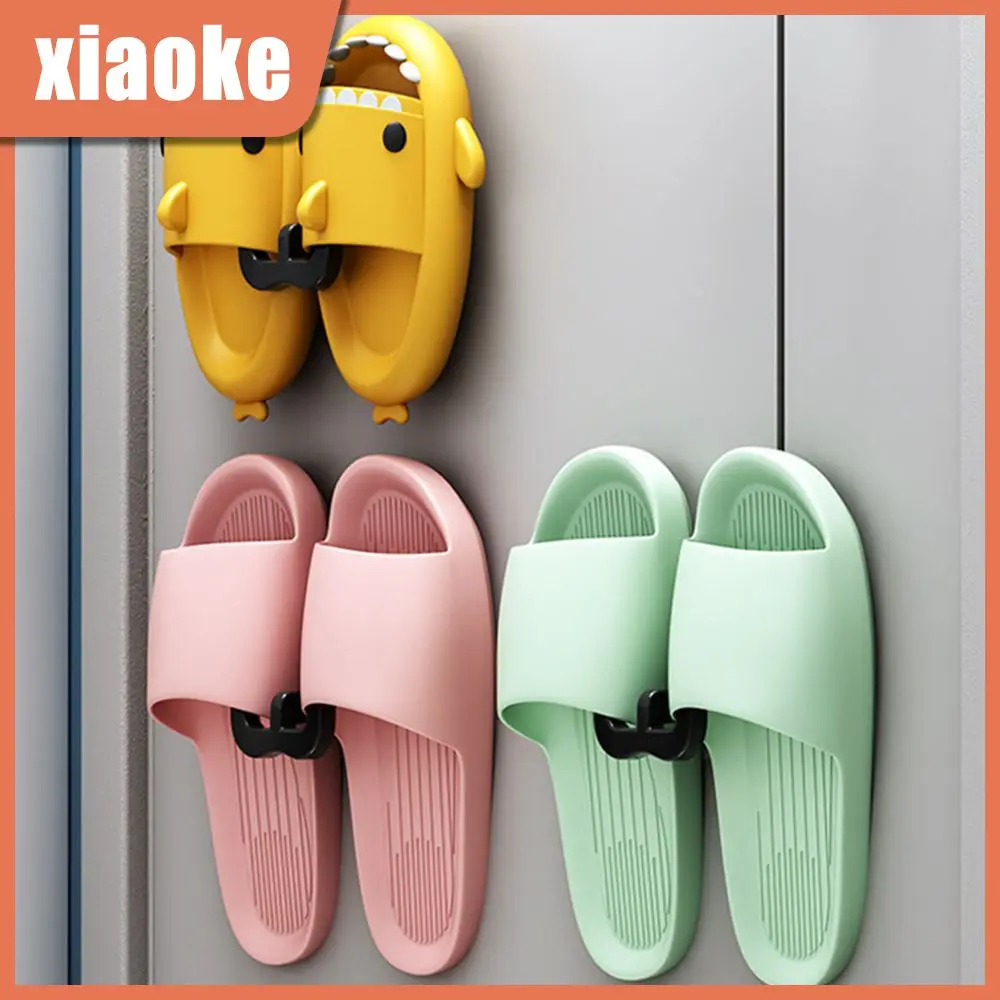 

Made Of Plastic Materials Such As Abs And Polyethylene Slippers Rack Fix With Suction Cups Or Stickers Easy To Assemble
