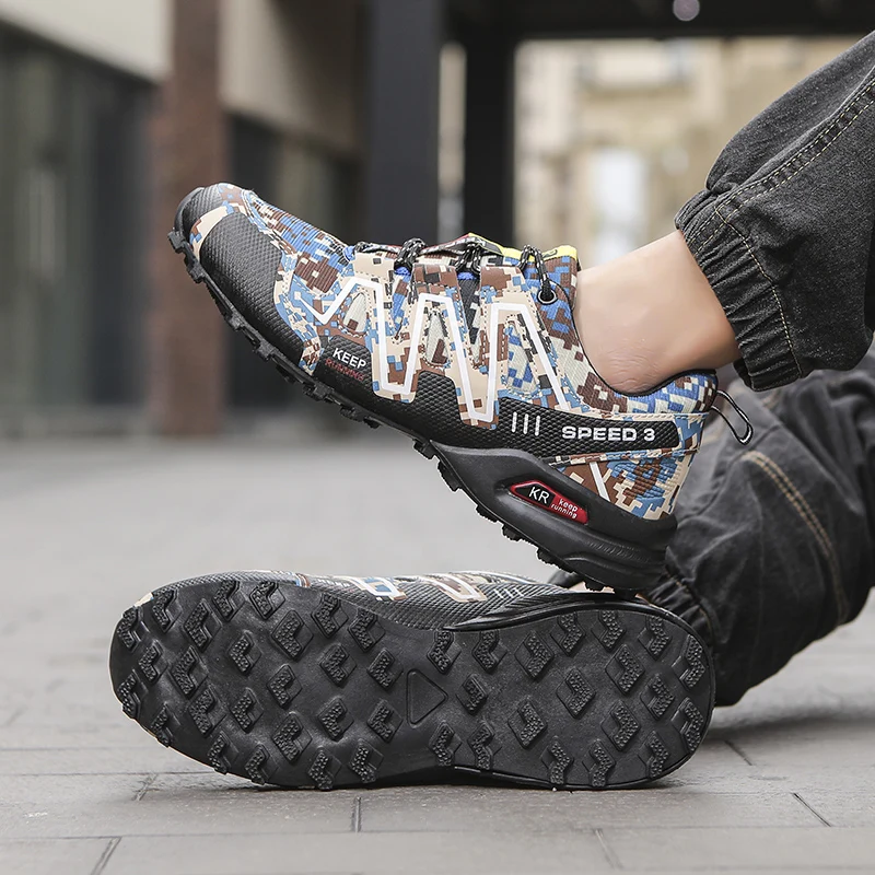 GREENGLIN NEW Men's Cycling Shoes, Trail Running Shoes,Outdoor Hiking Shoes, Sports Shoes High-quality Comprehensive Sneakers