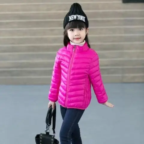 

Winter New Baby Boys Girls Hooded Cotton Waterproof Warm Jacket Coat Children Clothing Toddler Solid Zipper Parkas Outerwear C45