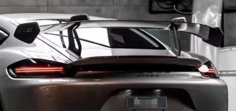 Новый! Сухое углеродное волокно для Porsche 718 Cayman GT4RS GT Стиль из настоящего