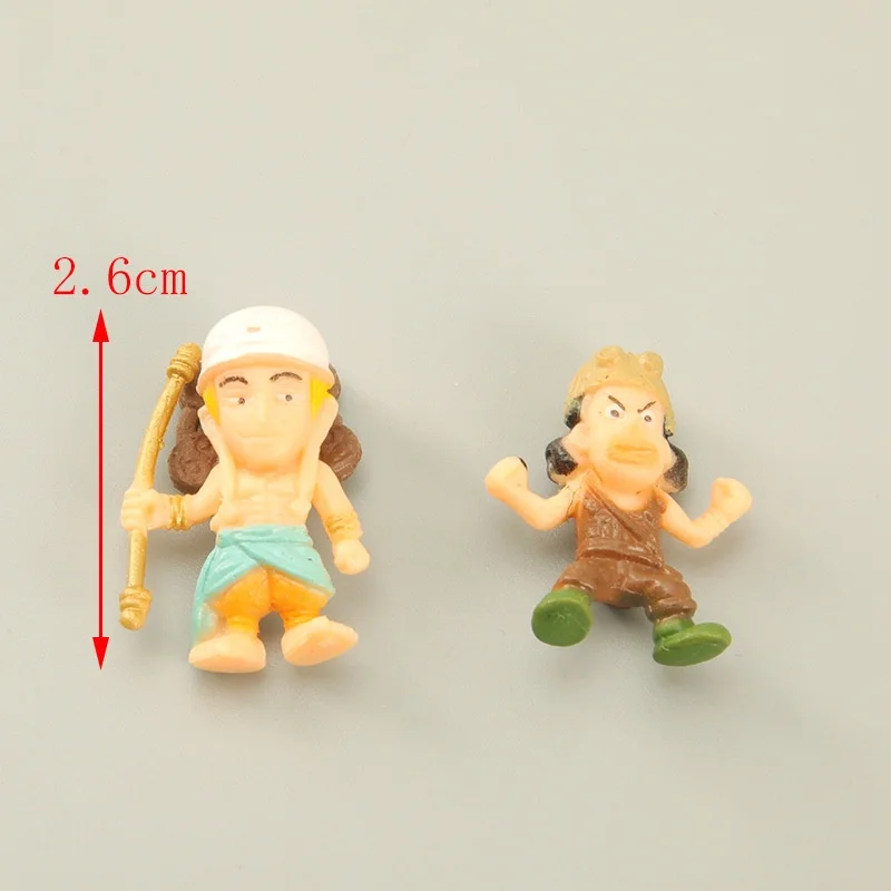 6-12 шт.компл. One Piece Monkey D. Luffy Nami Usopp Sanji Chopper Roronoa Zoro ПВХ Фигурки Модель Куклы Игрушки Рождественские Подарки (art.: 3920d07e690db) - 3920d07e690db