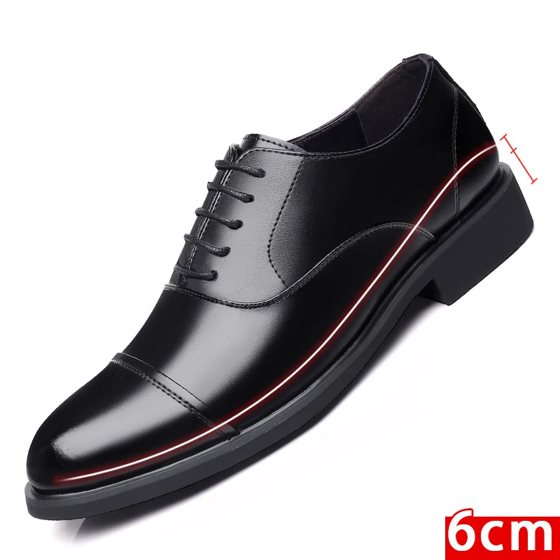 Деловые деловые туфли для мужчин увеличивающие рост свадебные повседневная