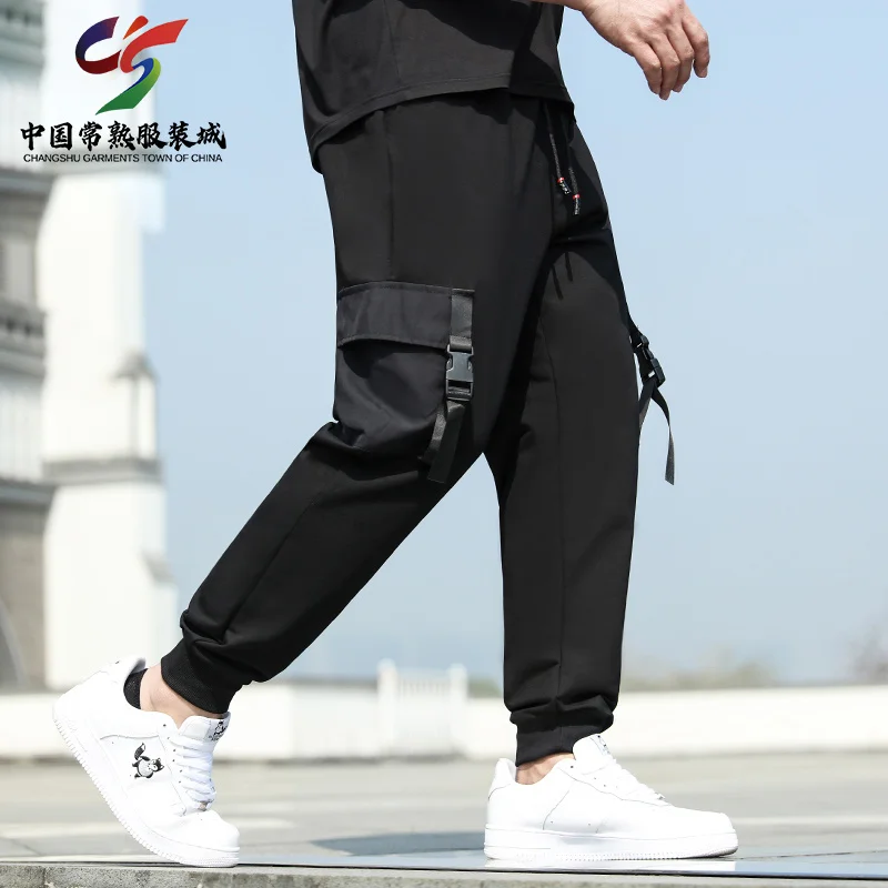 

2023 Changshu Baishenghu мужские брюки свободные Джоггеры мужские брюки Модные свободные спортивные брюки с эластичным поясом