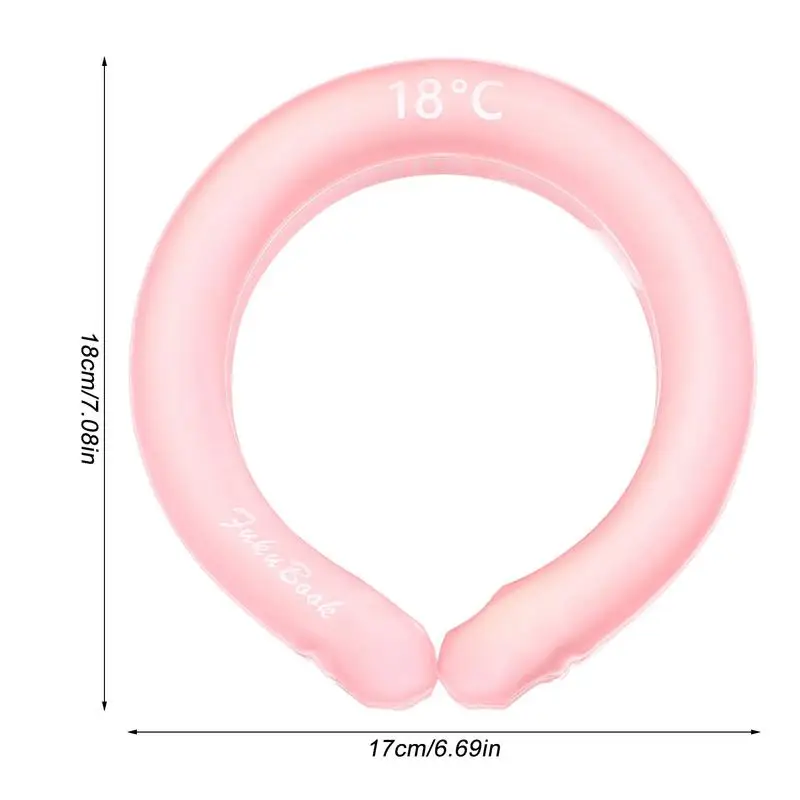 elska chłodnica na szyję Pierścienie chłodzące w gorącą pogodę Rurka z lodem wielokrotnego użytku do uprawiania sportów i zajęć świeżym