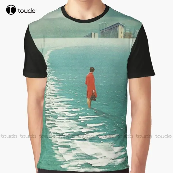 

Waiting For The Cities To Fade Out Graphic T-Shirt Custom Aldult Teen Unisex Digital Printing Tee Shirts Custom Gift Xxs-5Xl