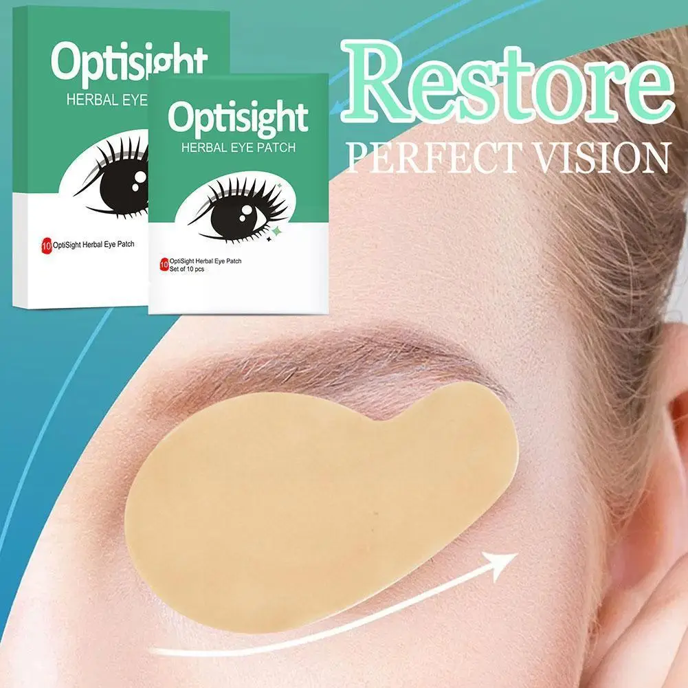 

New 10pcs Wormwood Eye Cover Eyesight Patch Treatment Improve Myopia Eyesight Plaster Amblyopia Good Fatigue J9k1