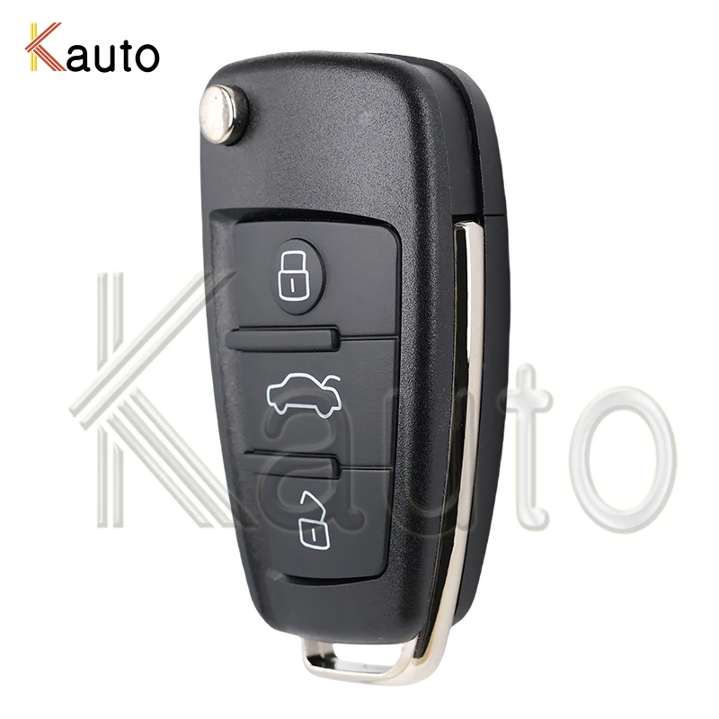 Чехол для дистанционного ключа для Audi Q7 B7 Q3 A3 TT A2 A8 A6 A6L A4 S5 C5 C6 B6 3-кнопочный сменный флип-складной корпус для смарт-ключателя автомобиля (art.: 3920cbc7aa0fa) - 3920cbc7aa0fa