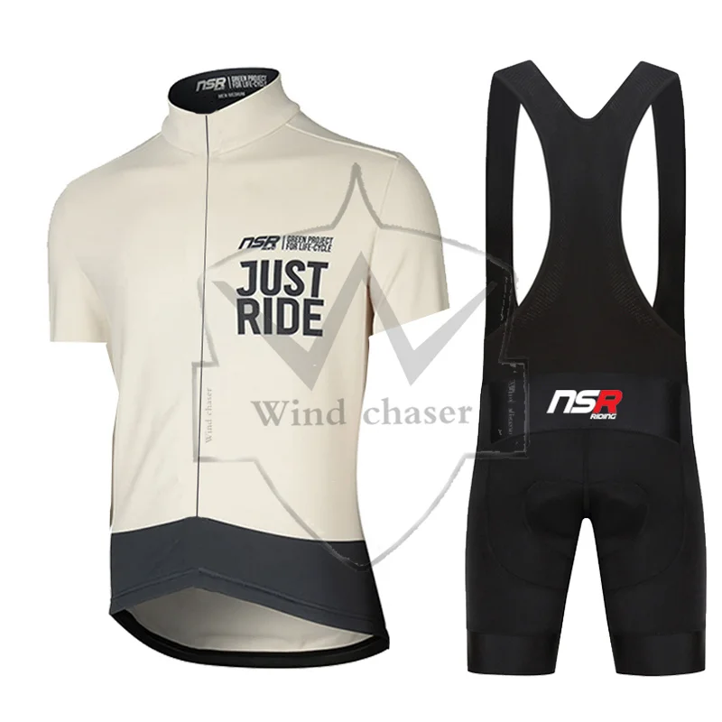 

2023 NSR Cycling Jersey Set short sleeves MTB Maillot Summer Cycling Clothing Road Bike Shirts Suit Bicycle Tops Ropa Ciclismo