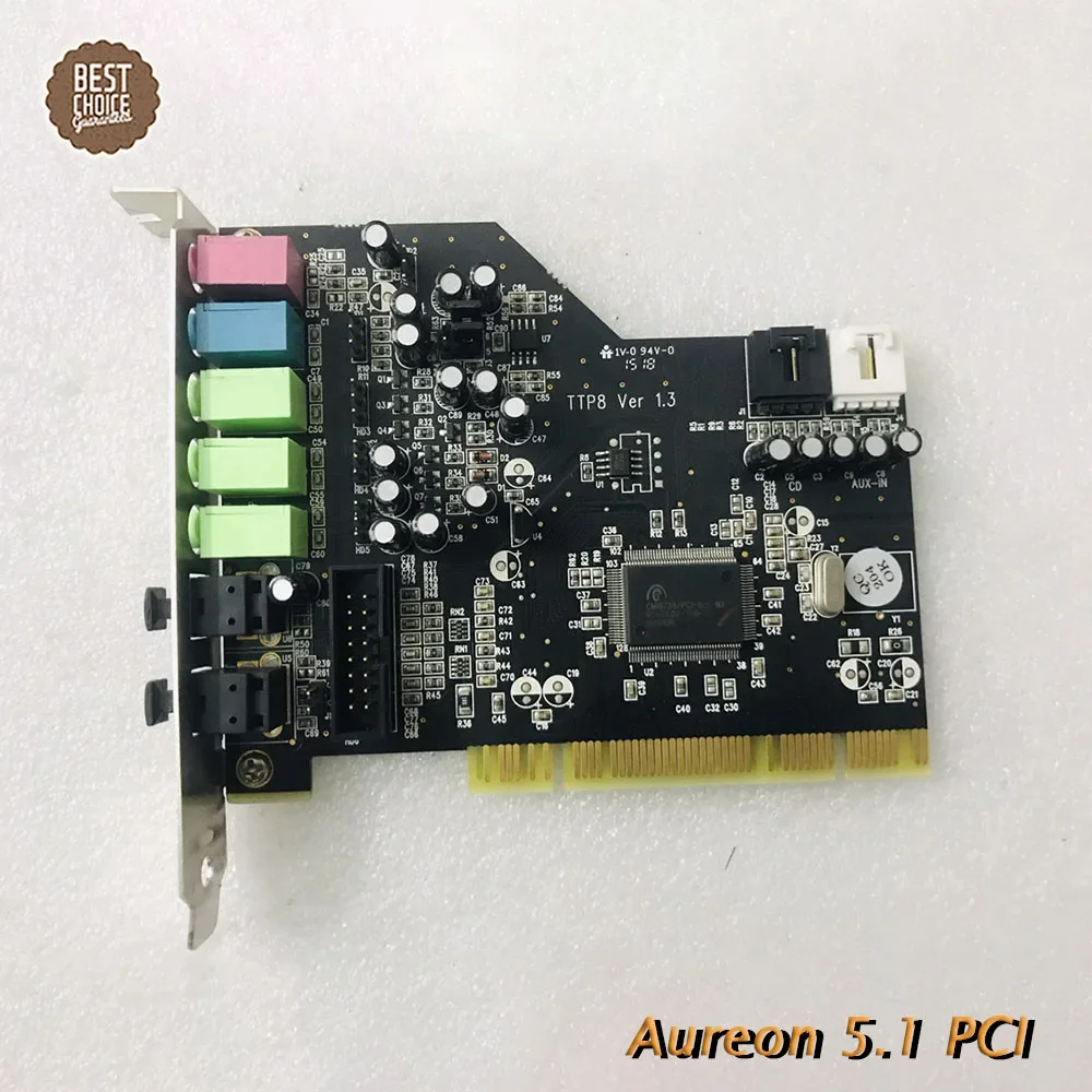 Для звуковой карты Aureon 5.1 PCI оптический выход вход TTP8 VER1.3