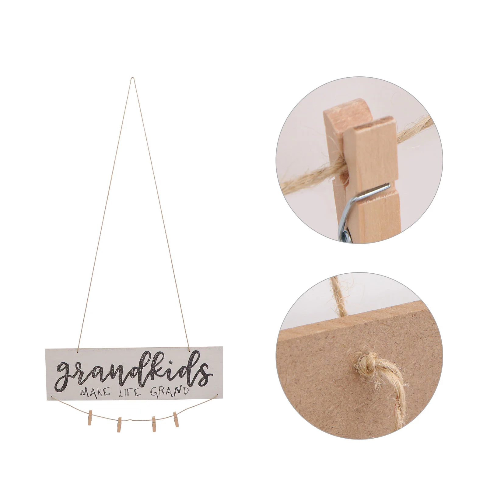 

Note Clips Hanging DIY Small Board Wooden Photo Clips Photos Note Clamps Message Clips