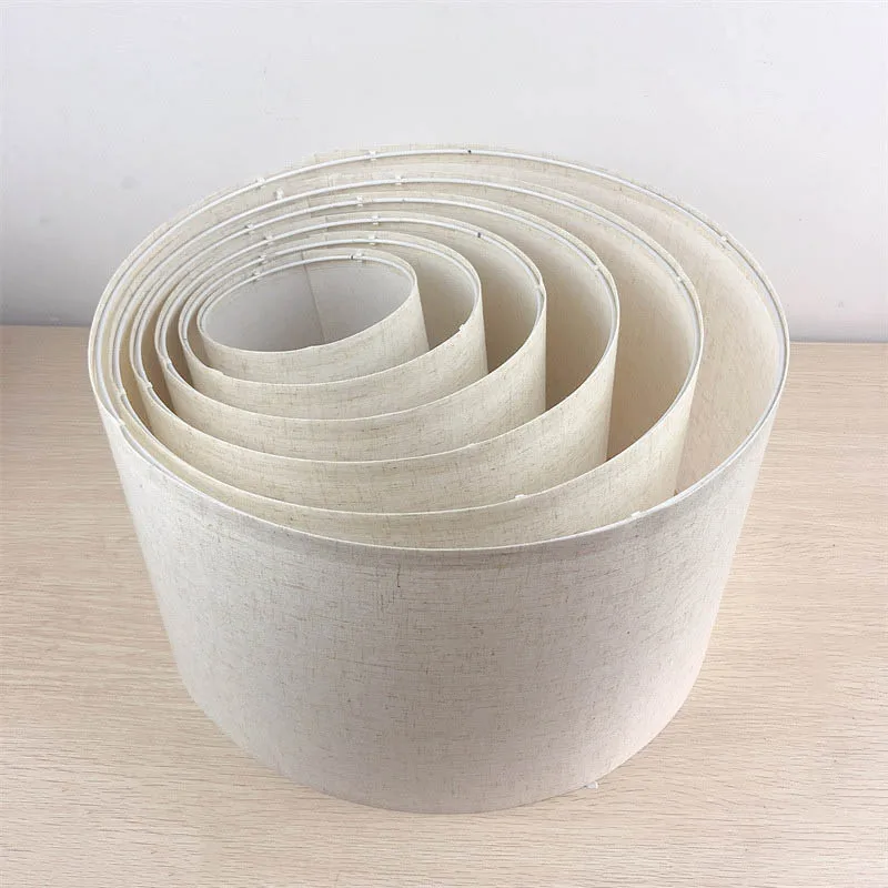 Большой современный цилиндрический Потолочный подвесной светильник из льняной