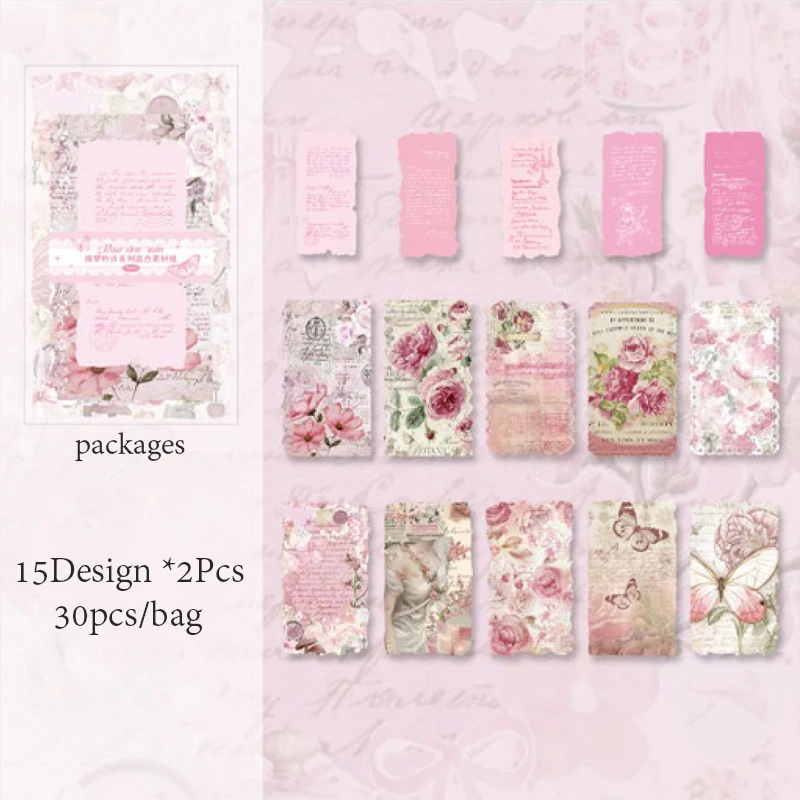 

Бумага Mr. Paper, 6 стилей, 30 шт./пакет, кружевная открытая бумага для карт, подвесные бирки, закладки, альбомы для скрапбукинга, декоративная Базовая бумага