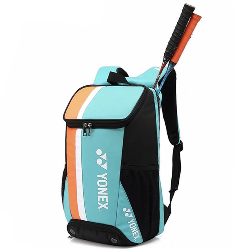 YONEX Ergonomic Design Badminton Racquet Sports Backpack With Shoes Compartment For 3 Badminton Rackets S Shape Belts For Women