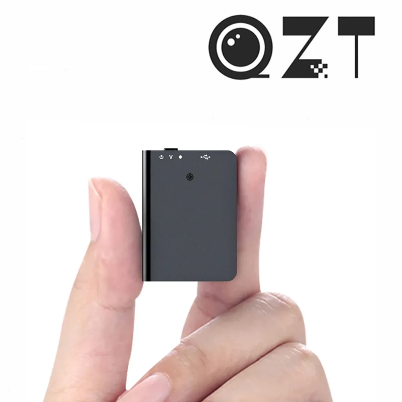 

QZT Mini Sound Recorder 8/16GB Voice Recorder Digital Audio Recording Device Professional Small USB MP3 Voice Activated Recorder