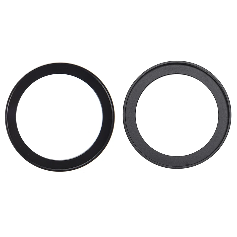 

2 X Replacement For Adapter Ring 49Mm To 58Mm/62Mm-72Mm Black For Camera