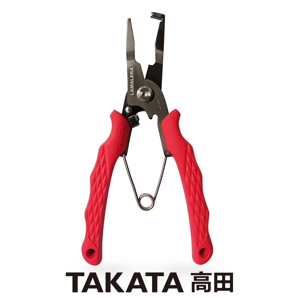 TAKATA  Fishing Pliers Multi-Function GT-103 Stainless Steel Sea Fishing  Scissors Thread Hook Cutter Remover Fishing Equipment