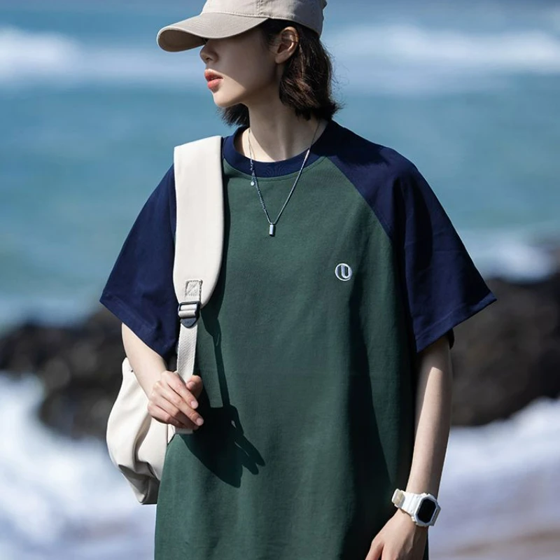 Футболка женская с коротким рукавом Повседневная винтажная свободная