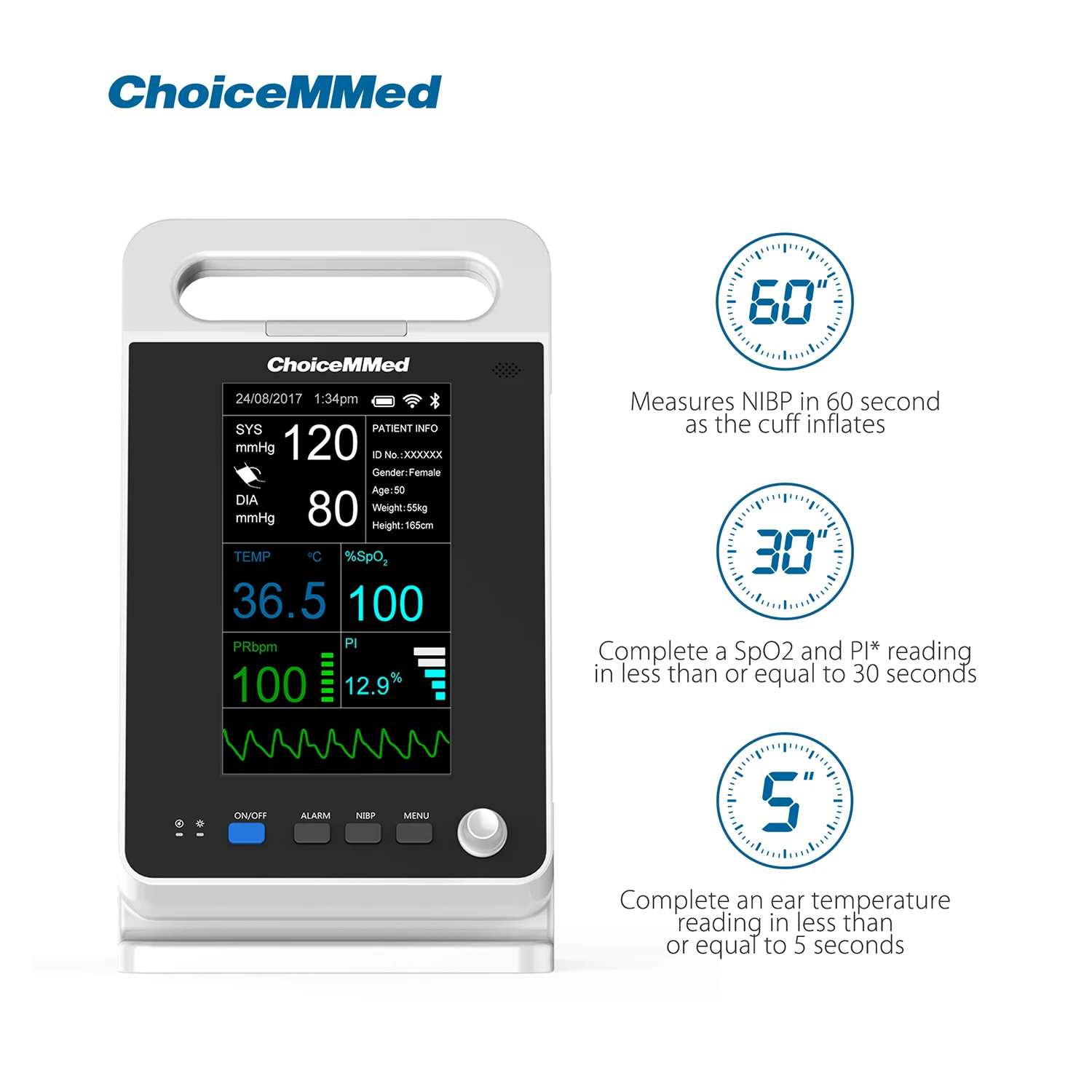 Фото CHOICEMMED параметры MD2000C 7 