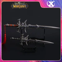 anime world of warcraft lich king frostmourne alloy sword game keychain weapon toy replica toys for kids katana holiday gift