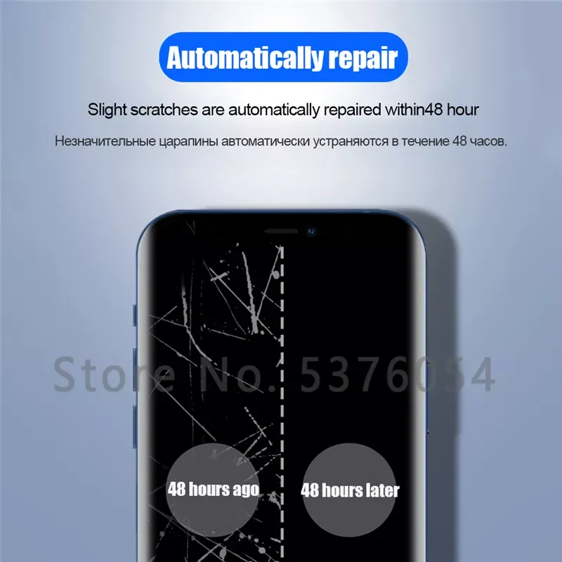 2Pcs Hydrogel film For iPhone 11 12 Pro Max Mini Screen Protector Soft Film For iPhoen 6 6s 7 8 Plus X XR XS Max SE 2 Not Glass