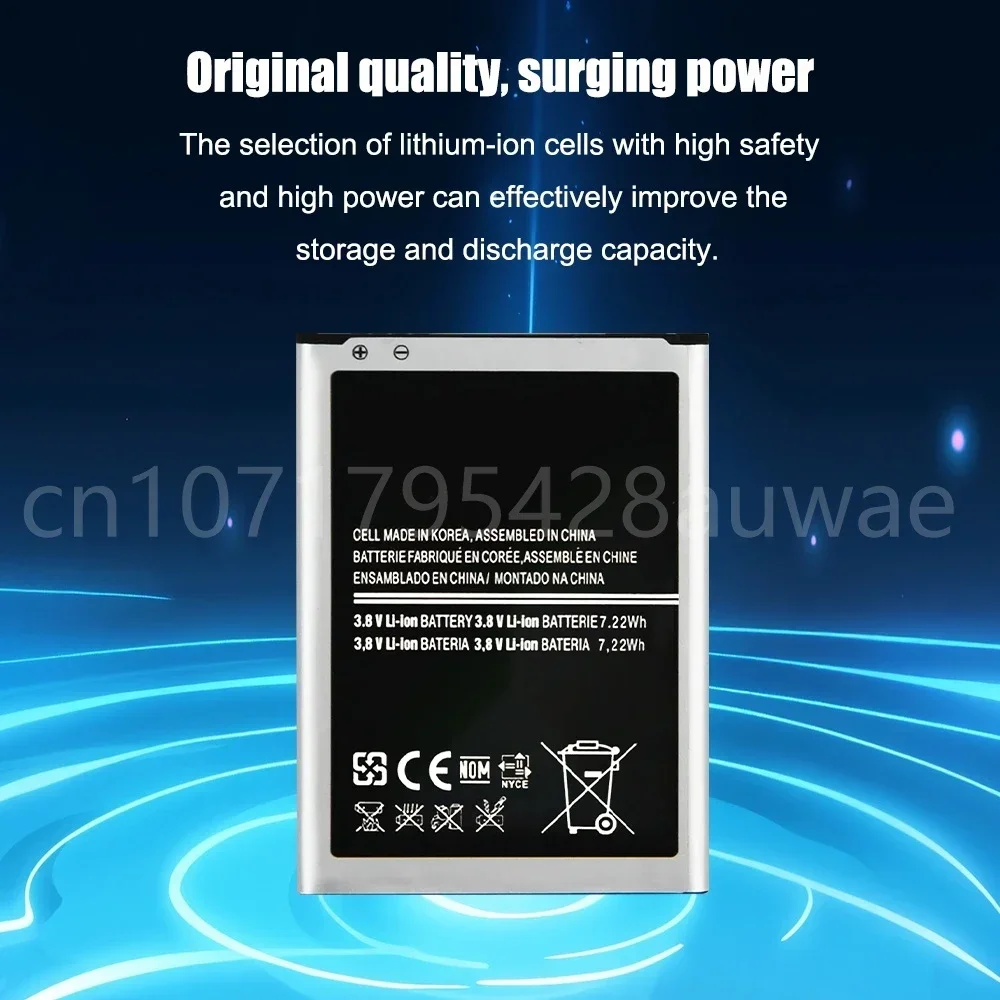 Высокое качество 1900 мАч 3 8 В B500AE B500BE аккумуляторы для телефонов Samsung Galaxy S4 Mini GT-i9190