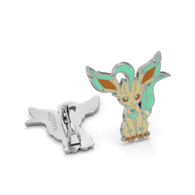 Pokemon Anime Brooch Eeveelution Sylveon Umbreon Espeon Glaceon Vaporeon Flareon Jolteon Leafeon Kawaii Badge Cute Cartoon Pins images - 6