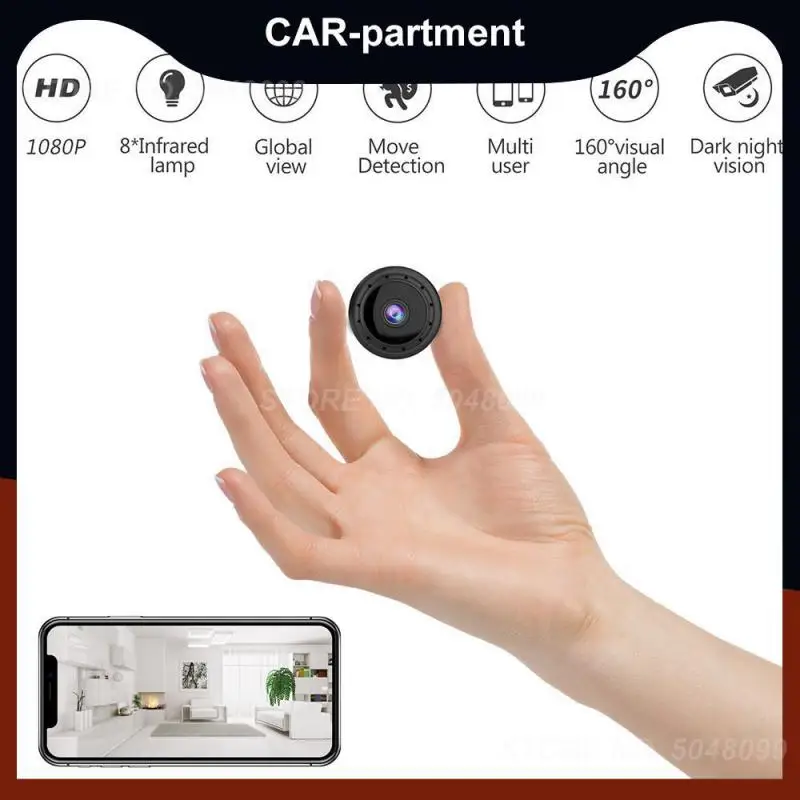 

Мини-видеорегистратор HD1080P с Wi-Fi и функцией ночного видения