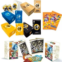 the card of god anime figures collection rare battle cards box stamping flash cards game card birthday gift for child toy hobby