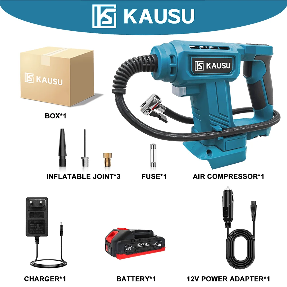 

Беспроводной воздушный насос KAUSU для Makita 18 В