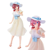 18cm nakano miku genuine anime the quintessential quintuplets figure kawaii pretty girl model pvc static collection toys doll