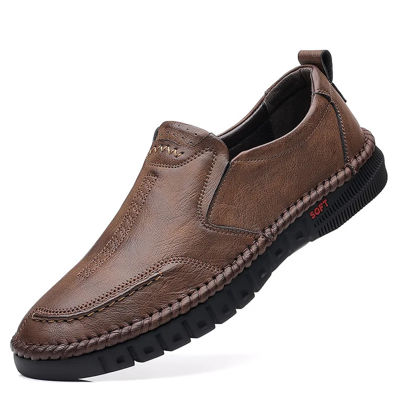 

Men's Casual Loafers Comfortable Shoes for Men 2023 Summer Men's Sneakers Men's Business Leather Shoes Moccasin Shoes Breathable