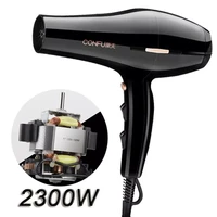 confu professional 2300w hair dryer family barber shop hair dryer high power hot and cold air wind does not hurt hair